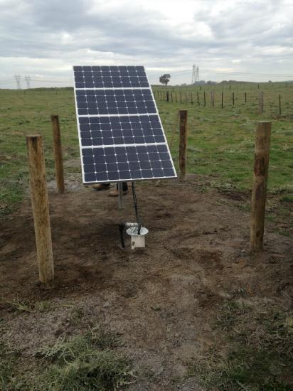 Solar bore pump set up