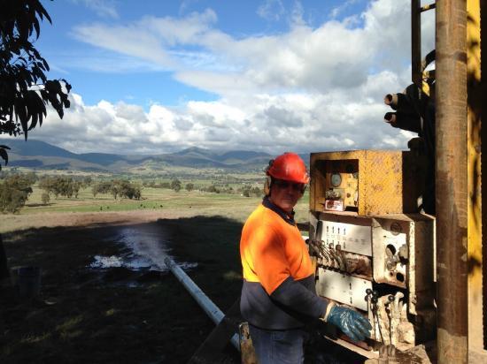Drilling in the high country